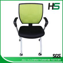 Chaise de bureau en treillis vert H-DM10